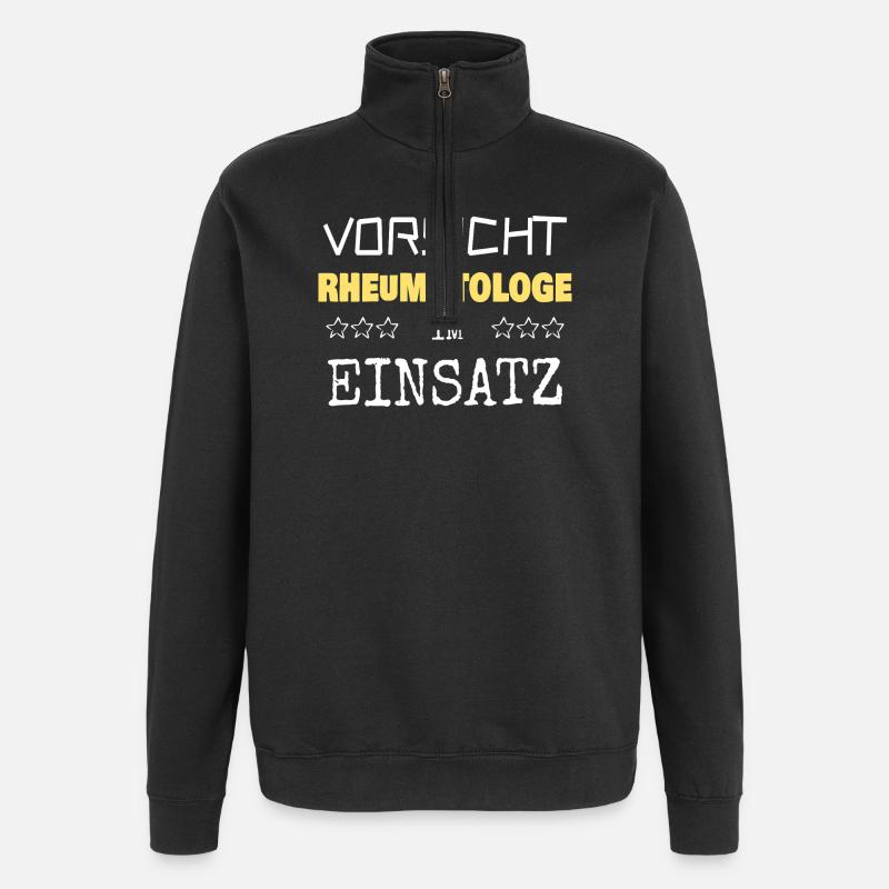 Berufung Rheumatologe - Quarter-Zip-Sweatshirt - Schwarz