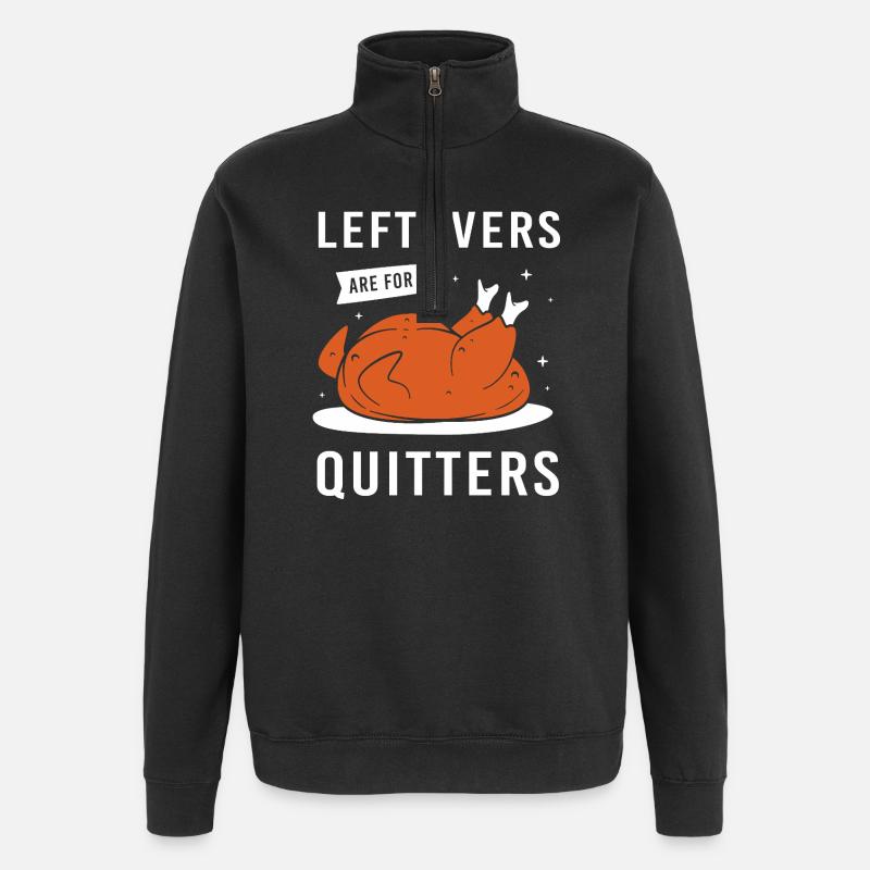 Thanksgiving Mama Mutter Oma Großmutter - Quarter-Zip-Sweatshirt - Schwarz