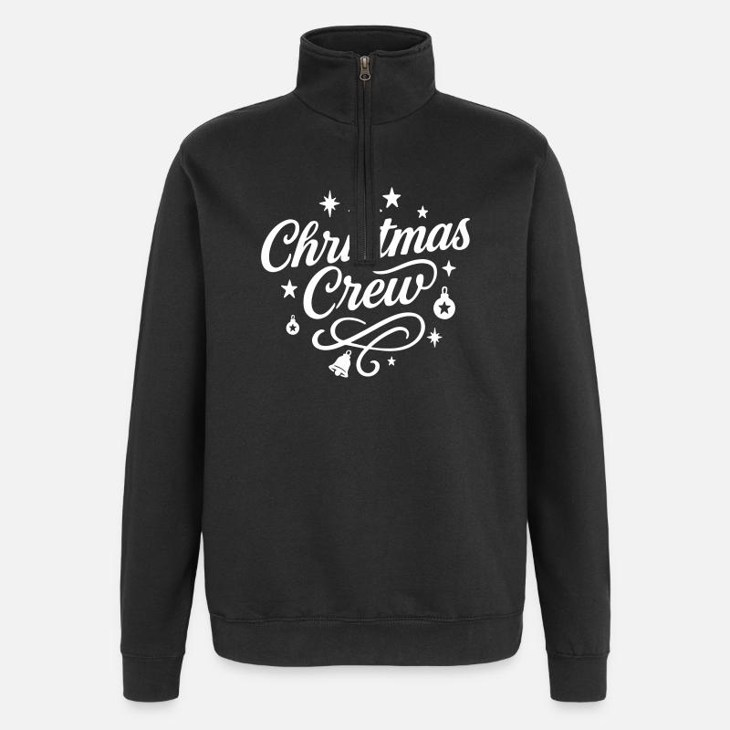 L’équipage de Noël dit Noël - Sweat à zip 1/4 - noir