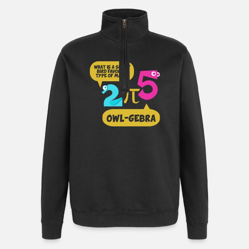 Math Math Math Teacher Mathematician - Quarter-Zip Sweatshirt - black
