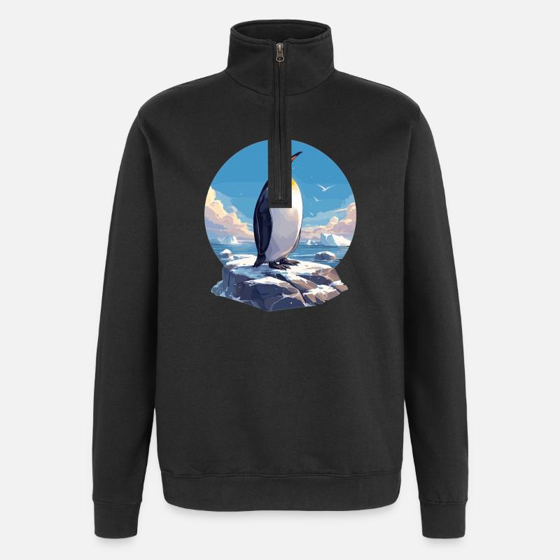 Penguins Penguin - Quarter-Zip Sweatshirt - black