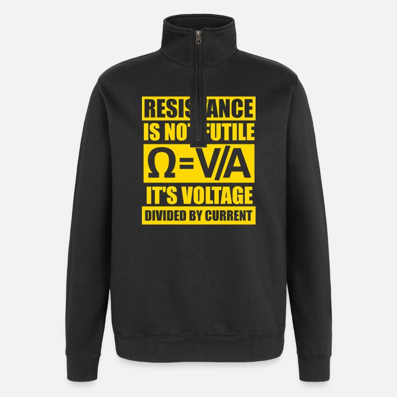 Physics Physicist Physics Student Physics Teacher - Quarter-Zip Sweatshirt - black