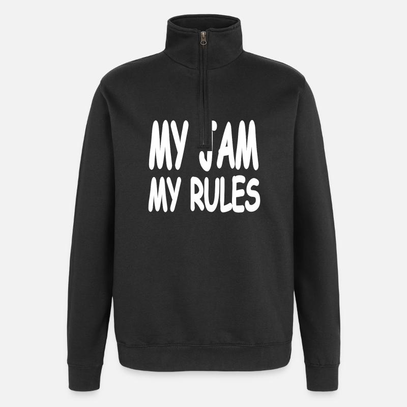 Marmelade - Quarter-Zip-Sweatshirt - Schwarz