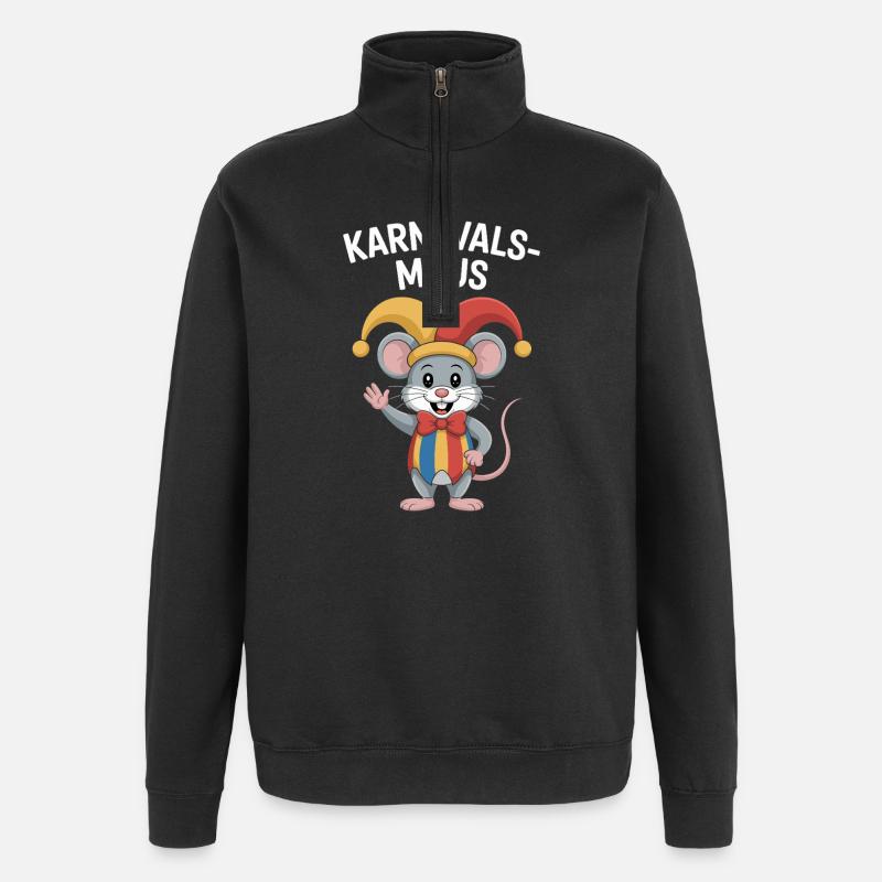 Carnival Mouse Cologne Carnival Mouse - Quarter-Zip Sweatshirt - black