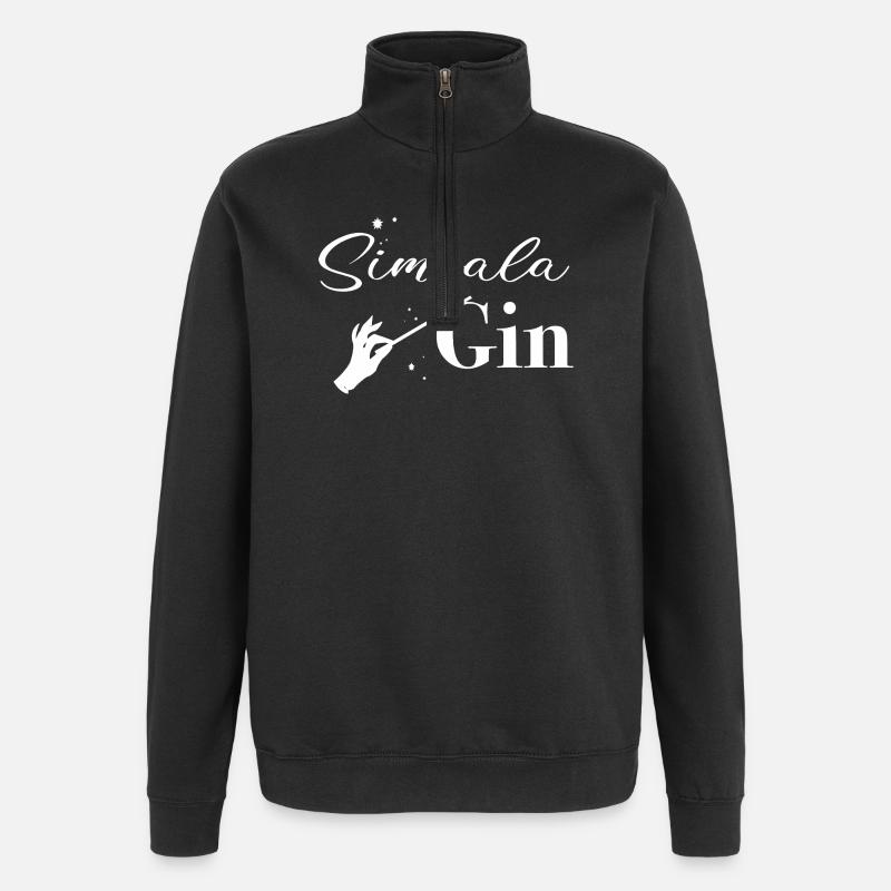 Simsala Gym Magie  - Quarter-Zip-Sweatshirt - Schwarz