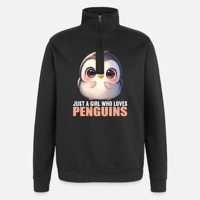 Penguins Penguin - Quarter-Zip Sweatshirt - black