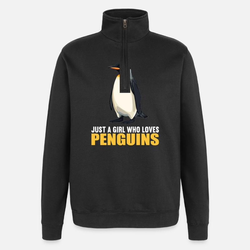 Penguins Penguin - Quarter-Zip Sweatshirt - black