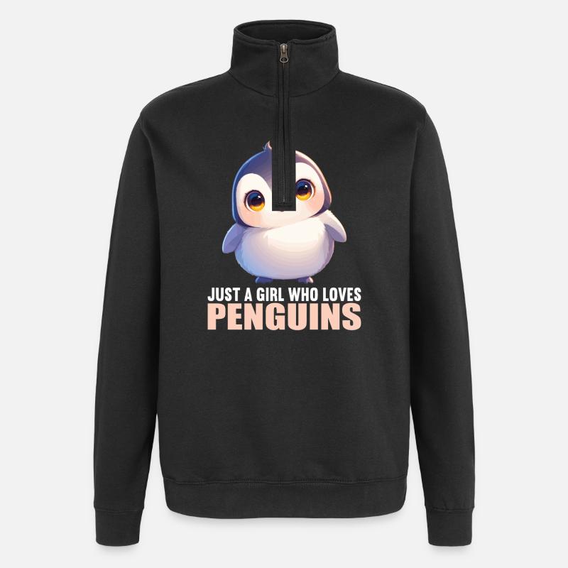 Penguins Penguin - Quarter-Zip Sweatshirt - black