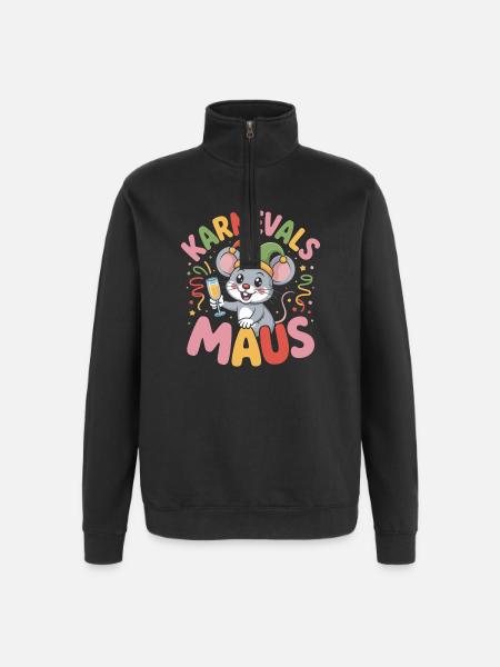Carnival Mouse Cologne Carnival Mouse - Quarter-Zip Sweatshirt - black