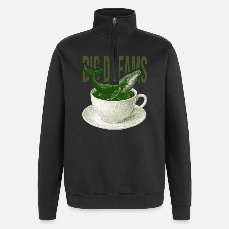 Coupe Dreams Tide - Sweat à zip 1/4 - noir