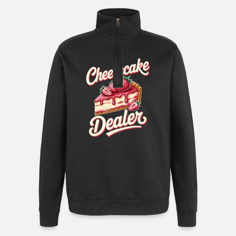 Gâteau - Sweat à zip 1/4 - noir