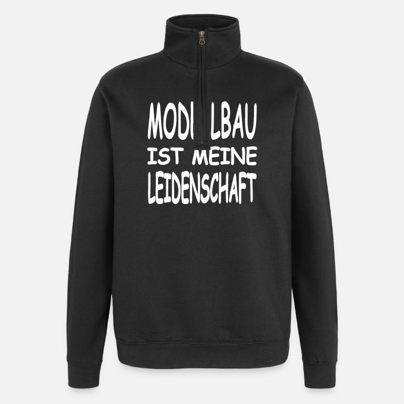 Model making - Quarter-Zip Sweatshirt - black