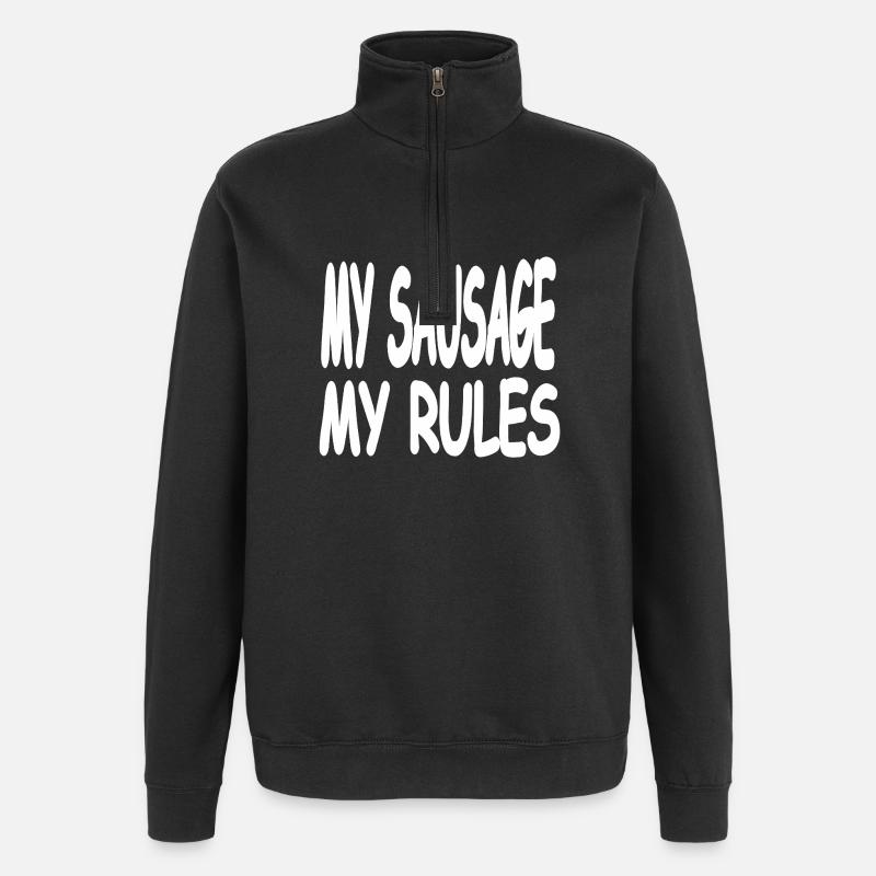 Wurst - Quarter-Zip-Sweatshirt - Schwarz