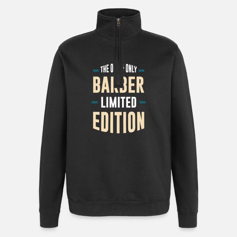 One&Only Barber Édition Limitée - Sweat à zip 1/4 - noir