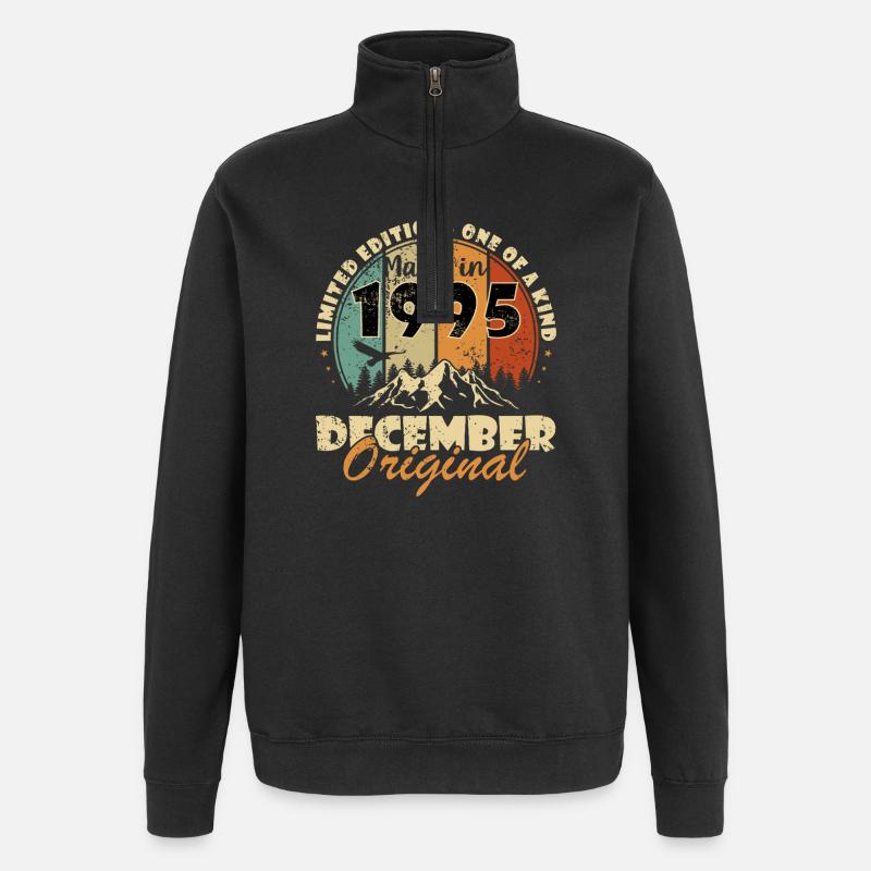 Décembre 1995 - Légende depuis décembre 1995 - Sweat à zip 1/4 - noir