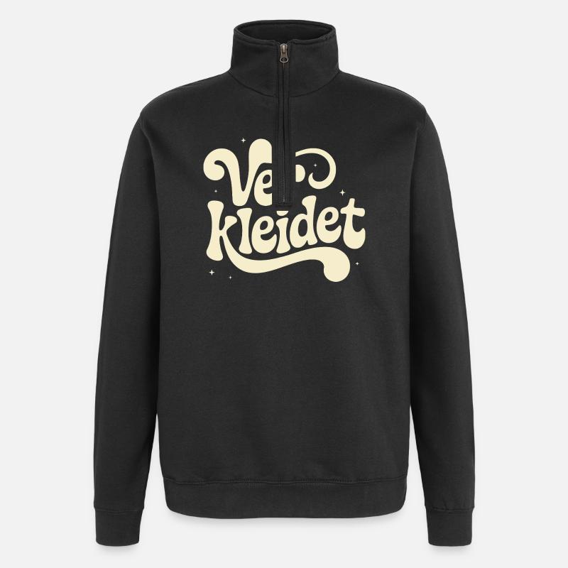 Déguisement déguisement carnaval carnaval - Sweat à zip 1/4 - noir