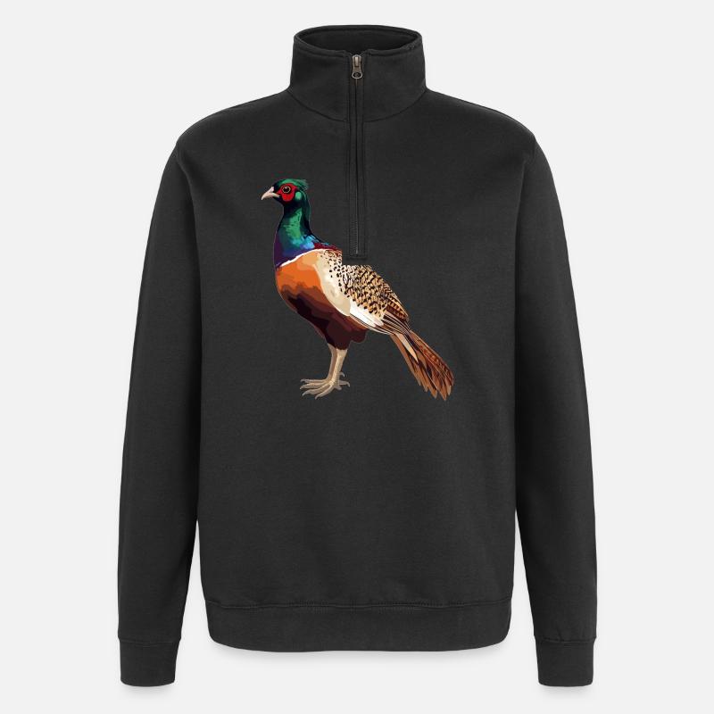 Pheasants Pheasant - Quarter-Zip Sweatshirt - black