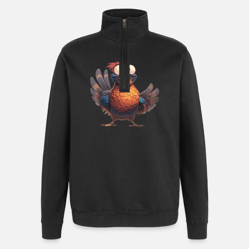 Pheasants Pheasant - Quarter-Zip Sweatshirt - black