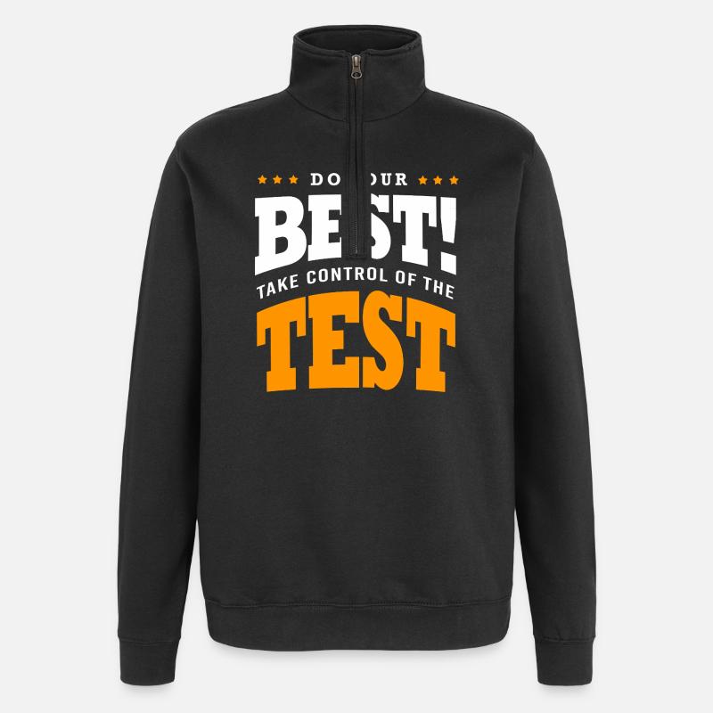 Professeur d’examen Abi Abitur - Sweat à zip 1/4 - noir