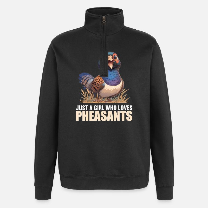 Pheasants Pheasant - Quarter-Zip Sweatshirt - black