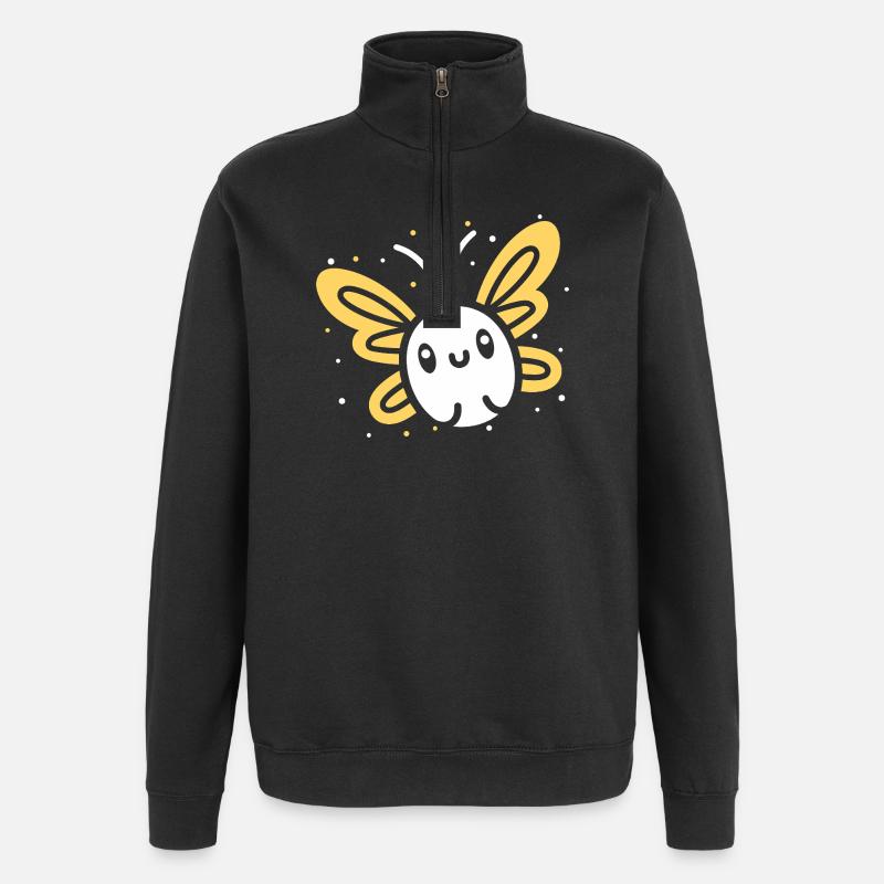 Firefly - Quarter-Zip Sweatshirt - black