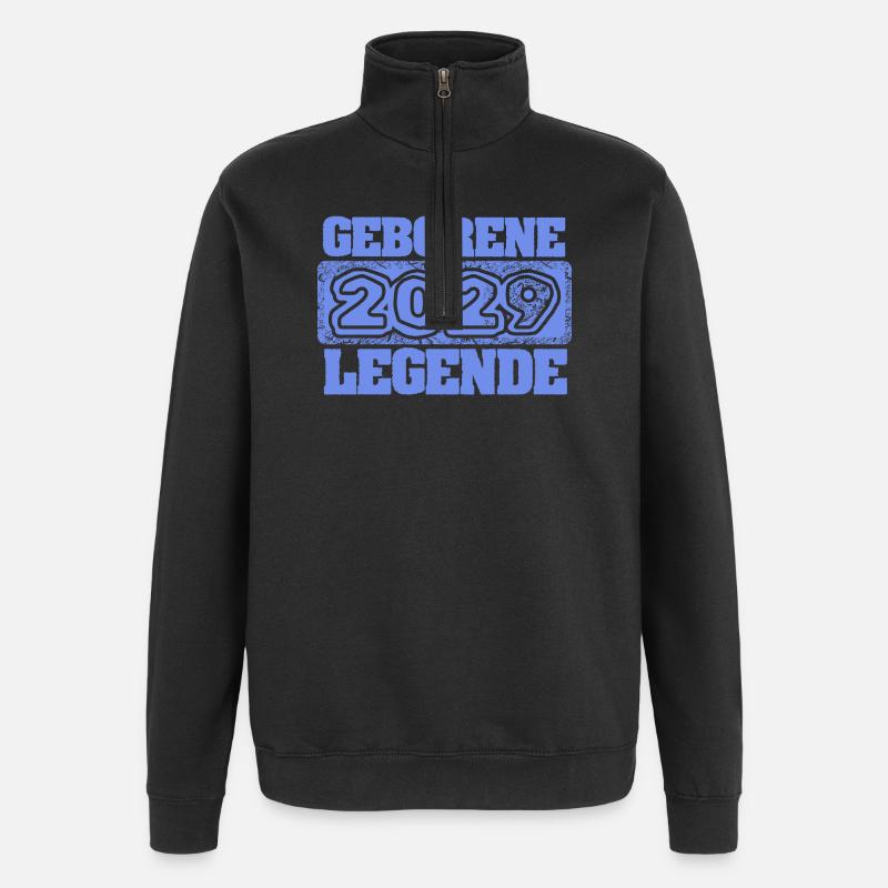 2029 - Quarter-Zip Sweatshirt - black