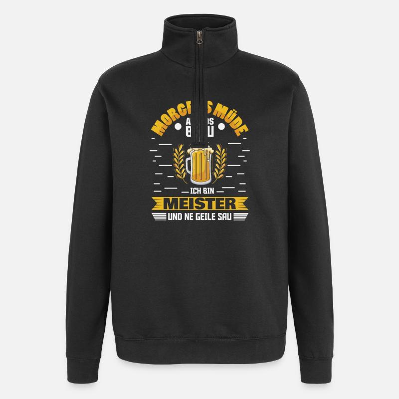 Journeyman Skilled Worker Trainee Examination - Quarter-Zip Sweatshirt - black