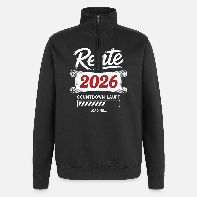 Pension 2026 countdown is on - Quarter-Zip Sweatshirt - black