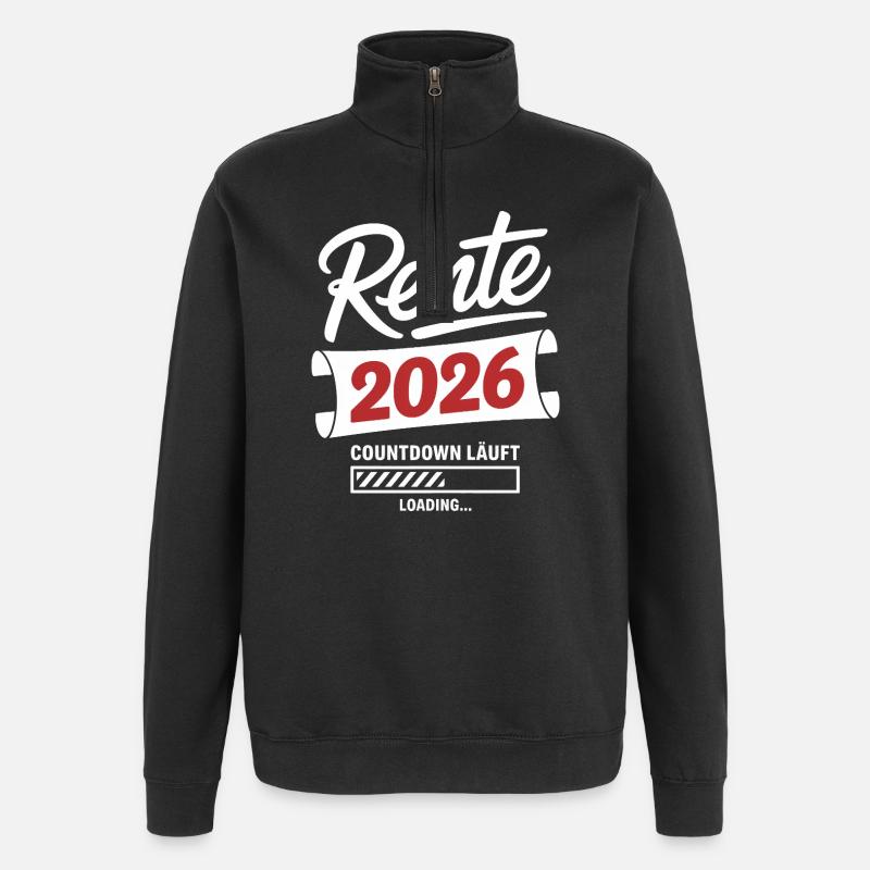 Pension 2026 countdown is on - Quarter-Zip Sweatshirt - black