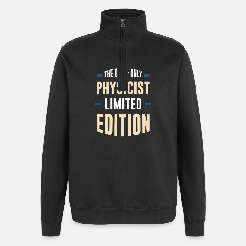 Only Physicist Édition Limitée - Sweat à zip 1/4 - noir