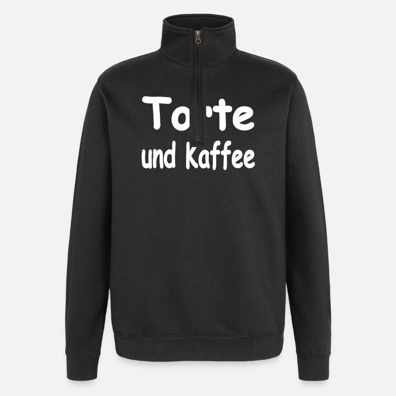 pie - Quarter-Zip Sweatshirt - black