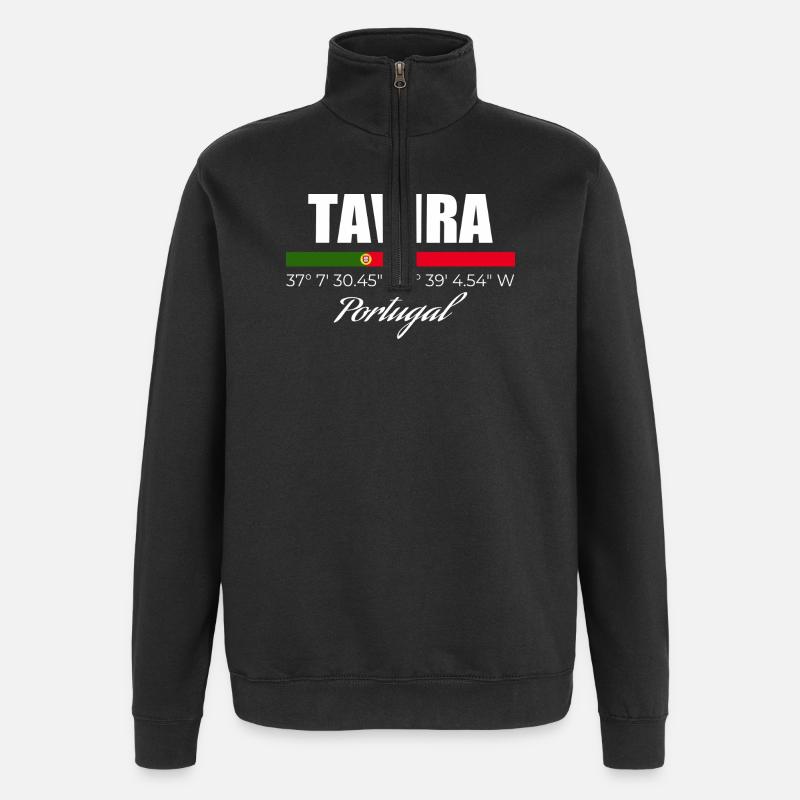 Tavira - Sweat à zip 1/4 - noir