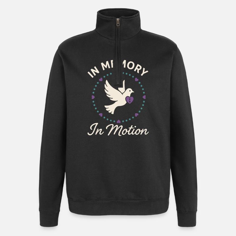 Suicide Loss Remembrance Walk Suicide - Quarter-Zip Sweatshirt - black