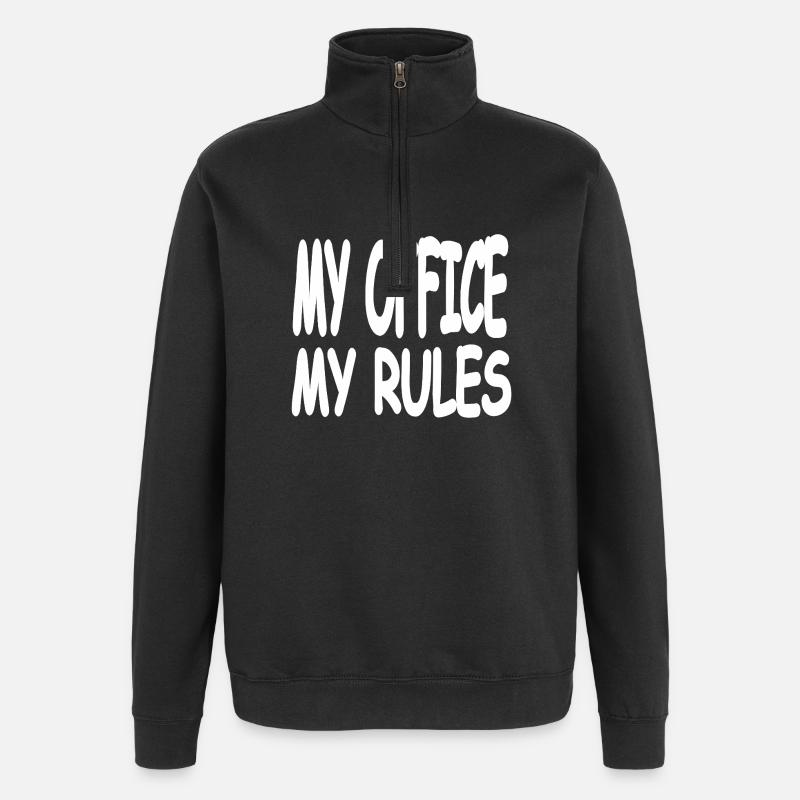 Office - Quarter-Zip Sweatshirt - black