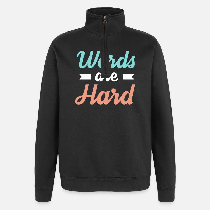 Logopäde Logopädie Sprachtherapeut - Quarter-Zip-Sweatshirt - Schwarz
