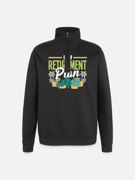 Garten- Und Pflanzenliebhaber Geschenke - Quarter-Zip-Sweatshirt - Schwarz
