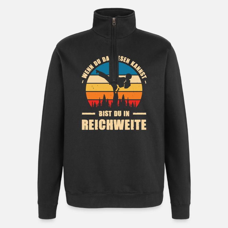 Karate Training Gifts Karate Training - Quarter-Zip Sweatshirt - black
