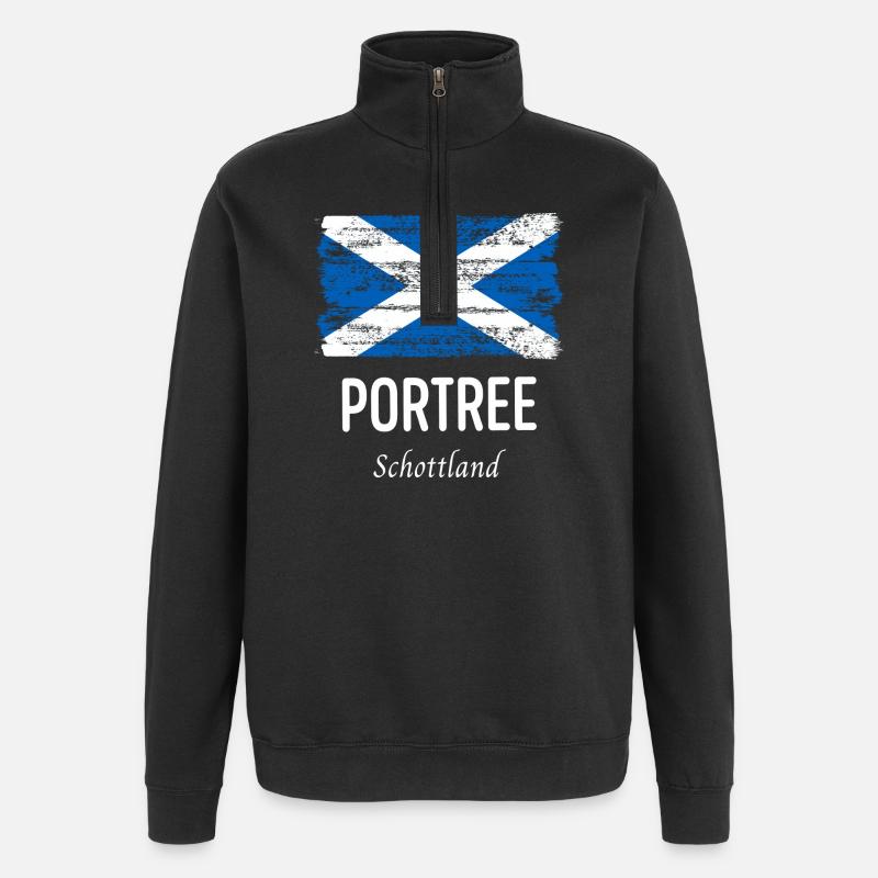 portree - Quarter-Zip Sweatshirt - black