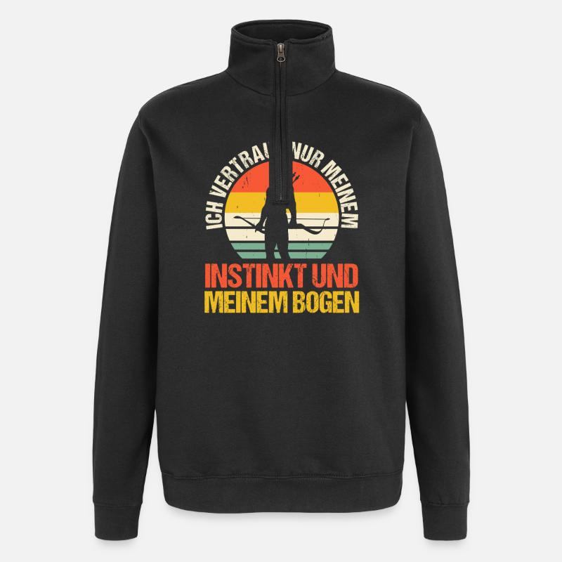 Archery Archery Archery - Quarter-Zip Sweatshirt - black