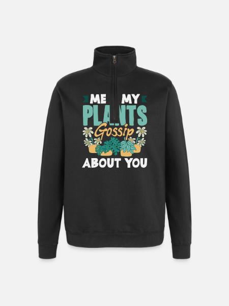 Garden & Plant Lovers Gifts - Quarter-Zip Sweatshirt - black