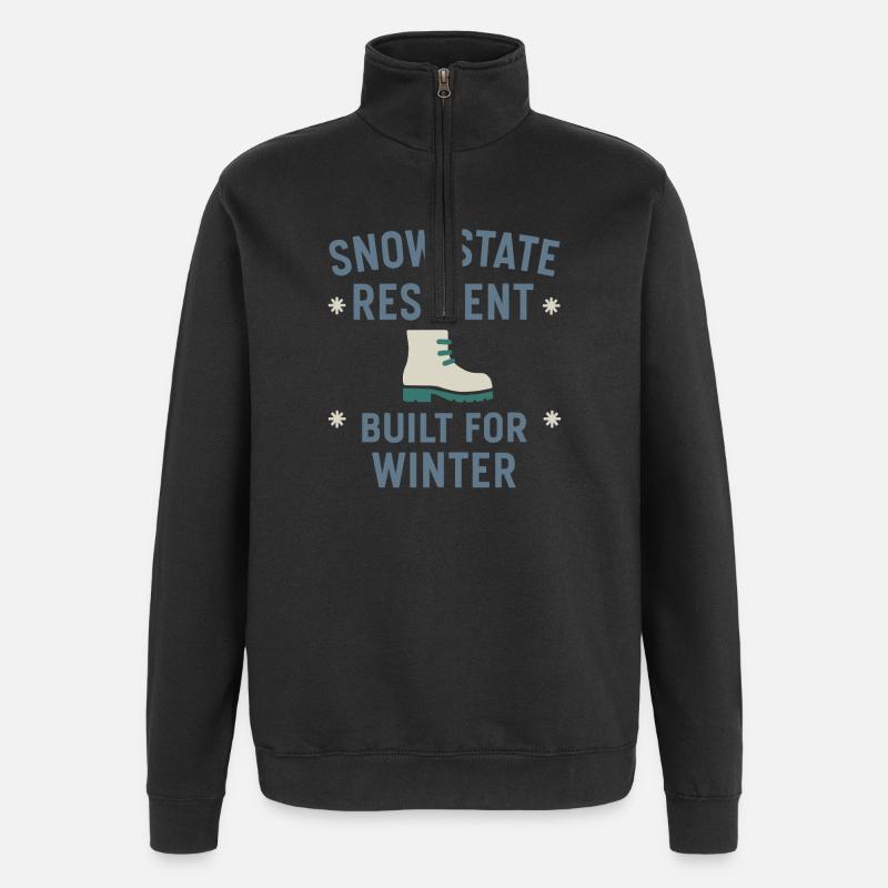 Kaltes Staatsleben Geschenk Eiskalte - Quarter-Zip Sweatshirt - black