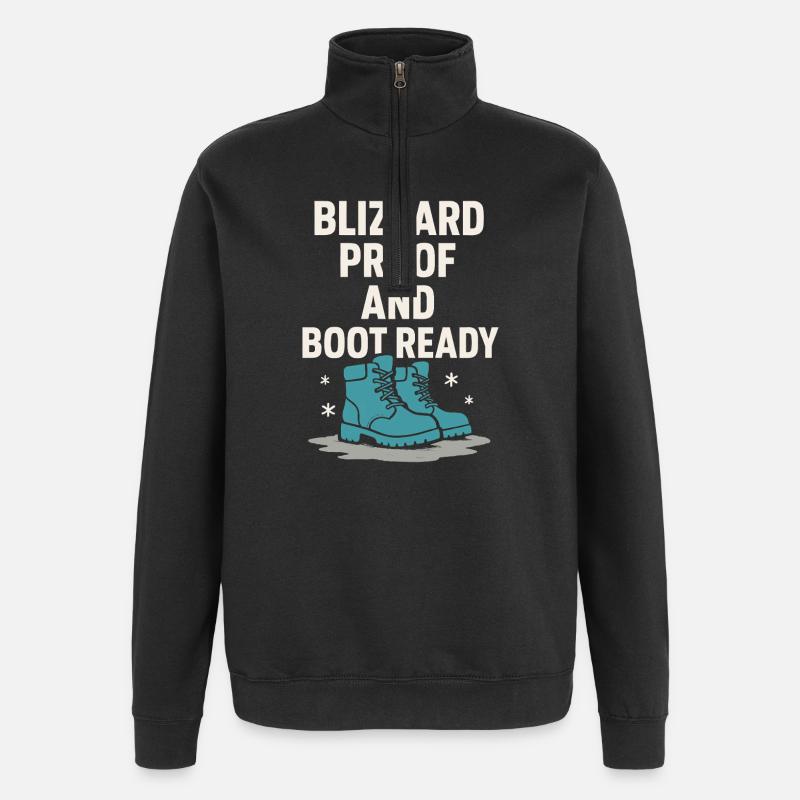 Kaltes Staatsleben Geschenk Eiskalte - Quarter-Zip Sweatshirt - black