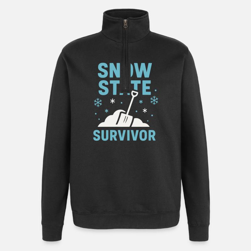 Kaltes Staatsleben Geschenk Eiskalte - Quarter-Zip Sweatshirt - black