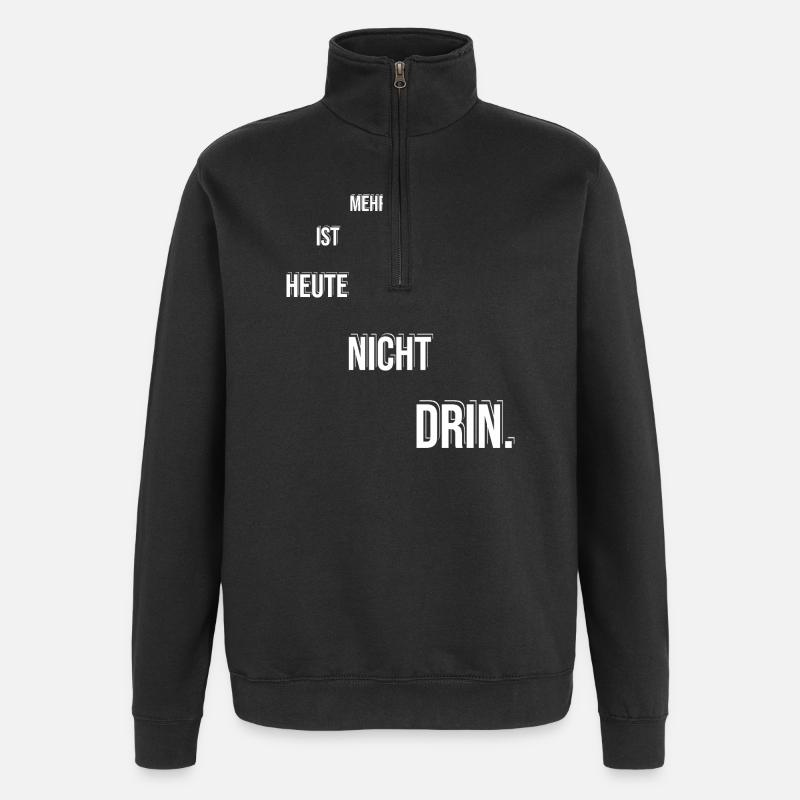 Plus aujourd’hui n’est pas possible - Sweat à zip 1/4 - noir