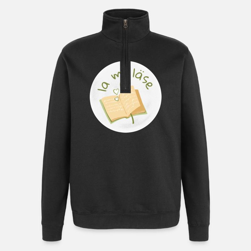 la mi läse - Sweat à zip 1/4 - noir