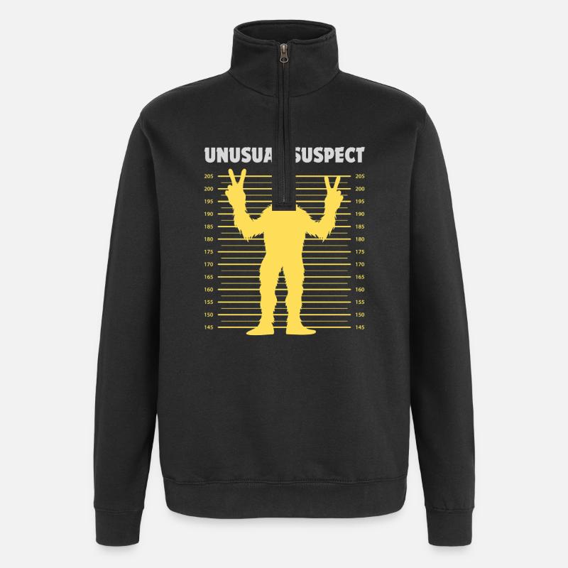 Ungewöhnlicher Verdächtiger - Quarter-Zip-Sweatshirt - Schwarz