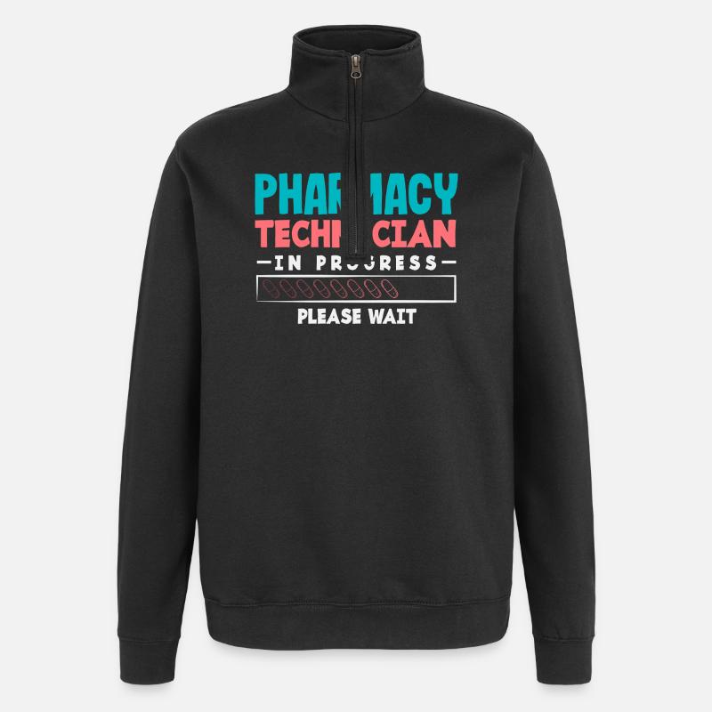 Apotheker Pharmazeutisch-technischer - Quarter-Zip-Sweatshirt - Schwarz