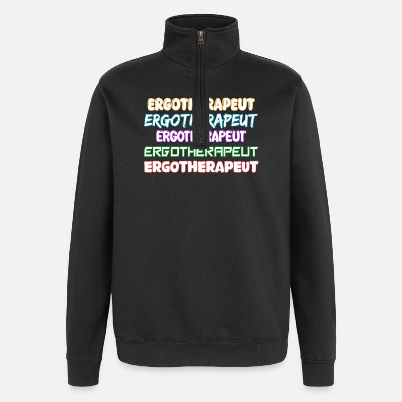 Occupational therapist as a job - Quarter-Zip Sweatshirt - black