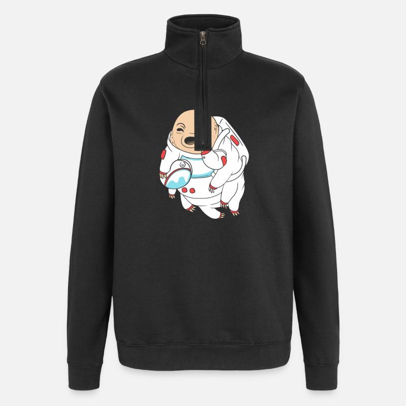 Bärtierchen Tardigrades Wasserbär Tardigrade - Quarter-Zip-Sweatshirt - Schwarz
