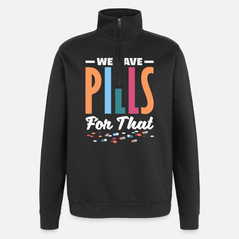 Pharmacist Pharmaceutical Technical - Quarter-Zip Sweatshirt - black
